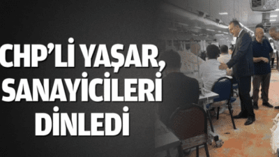 CHP Parti Meclis Üyesi Hüseyin Yaşar, Ankara’da genel merkez çalışmalarını