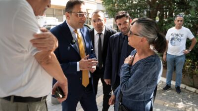 Balçova Belediye Başkanı Onur Yiğit, Eğitim Mahallesi’nde yapılan
çalışmaları yerinde inceledi,