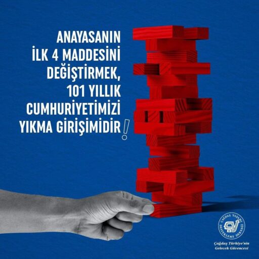 Çağdaş Yaşamı Destekleme Derneği bir basın açıklaması yayınlayarak Anayasanın 4.