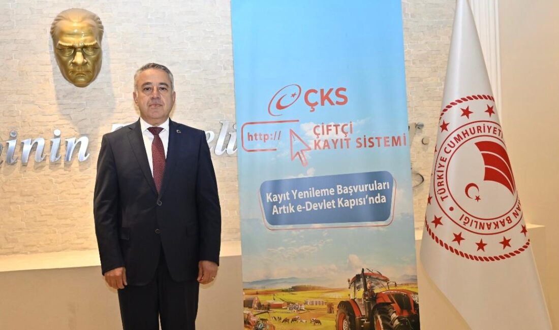 Çiftçi Kayıt Sistemi (ÇKS) Başvuruları Başladı İzmir İl Tarım ve Orman Müdürü Mustafa Şahin, 2025 üretim
