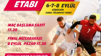 Türkiye Futbol Federasyonu’nun düzenlediği plaj futbolu liginin Menderes etabı 6-7-8