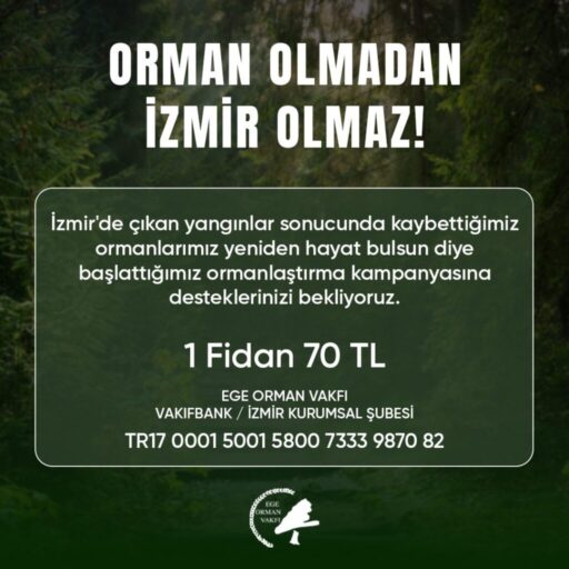 Son günlerde İzmir'de çıkan orman yangınları, hepimizin yüreğini dağladı. Binlerce