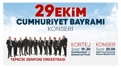 Çiğli, 29 Cumhuriyet Bayramı’nı coşkuyla kutlayacak. 28 Ekim Pazartesi günü