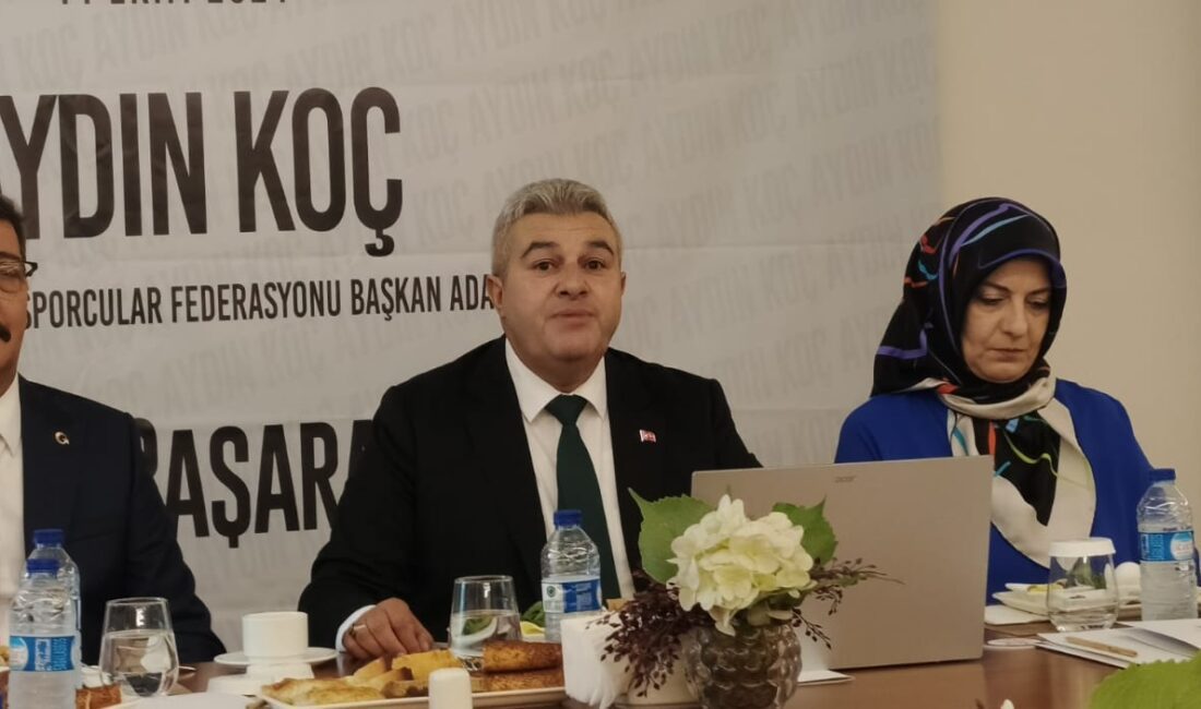 ÖZEL SPORCULARA, ÖZEL BAŞKAN ADAYI, AYDIN KOÇ Bugün yapılan toplantıda Türkiye özel sporcular spor federasyonu başkan adaylığını
