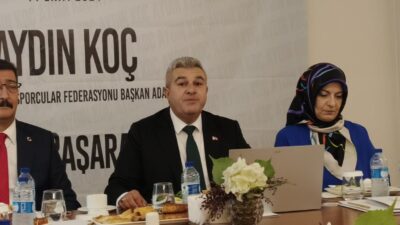 Bugün yapılan toplantıda Türkiye özel sporcular spor federasyonu başkan adaylığını