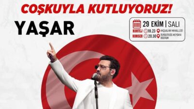 Muğla Büyükşehir Belediyesi 29 Ekim Cumhuriyet Bayramı coşkusunu
düzenlediği konserler, tiyatro