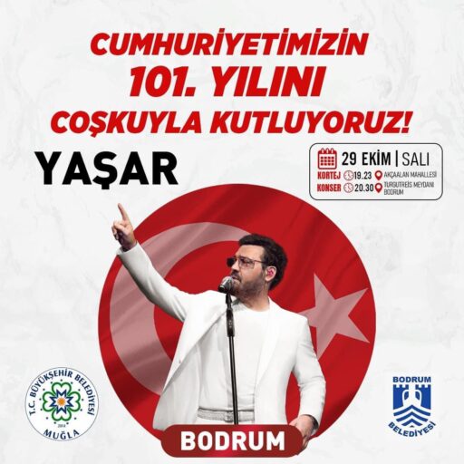 Muğla Büyükşehir Belediyesi 29 Ekim Cumhuriyet Bayramı coşkusunu
düzenlediği konserler, tiyatro