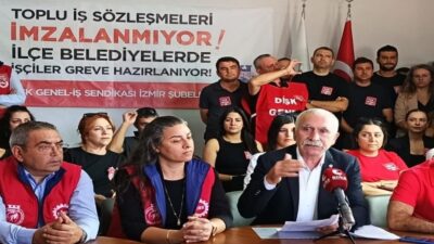 DİSK Ege Bölge Temsilcisi Memiş Sarı, CHP'li belediyelerde TİS sürecinin