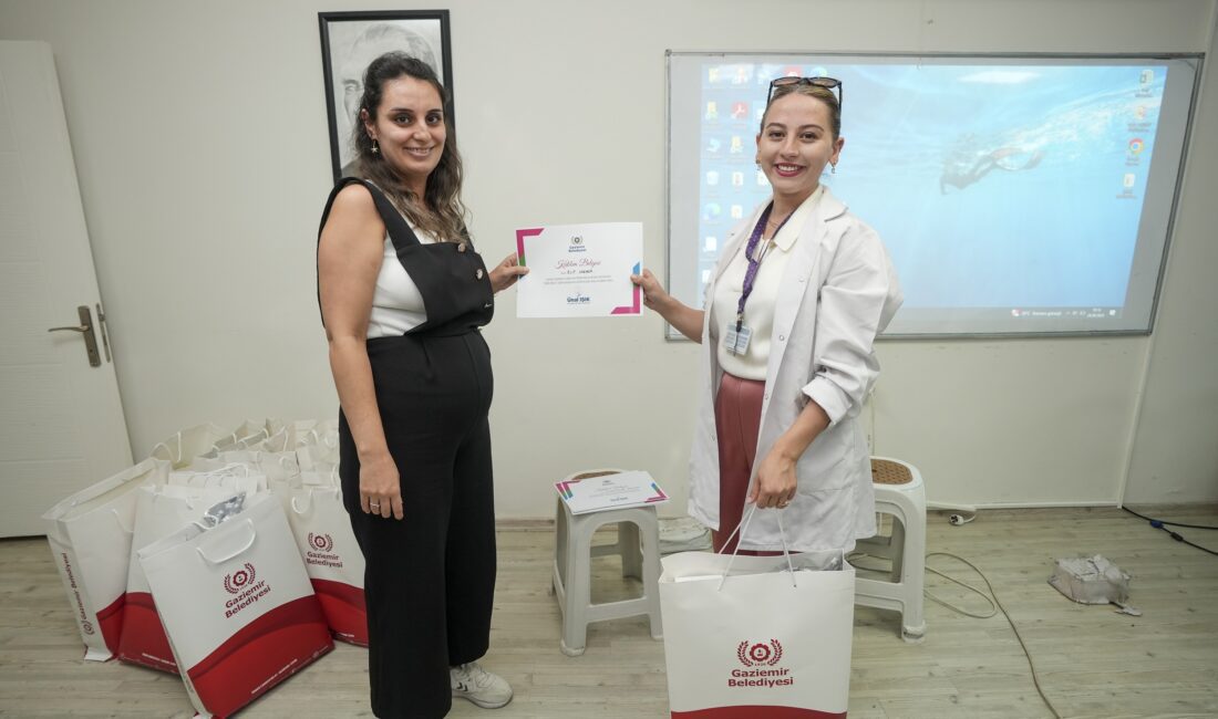 Gaziemir Belediyesi’nin, anne adaylarının hamilelik sürecini sağlıklı geçirmesi ve doğuma