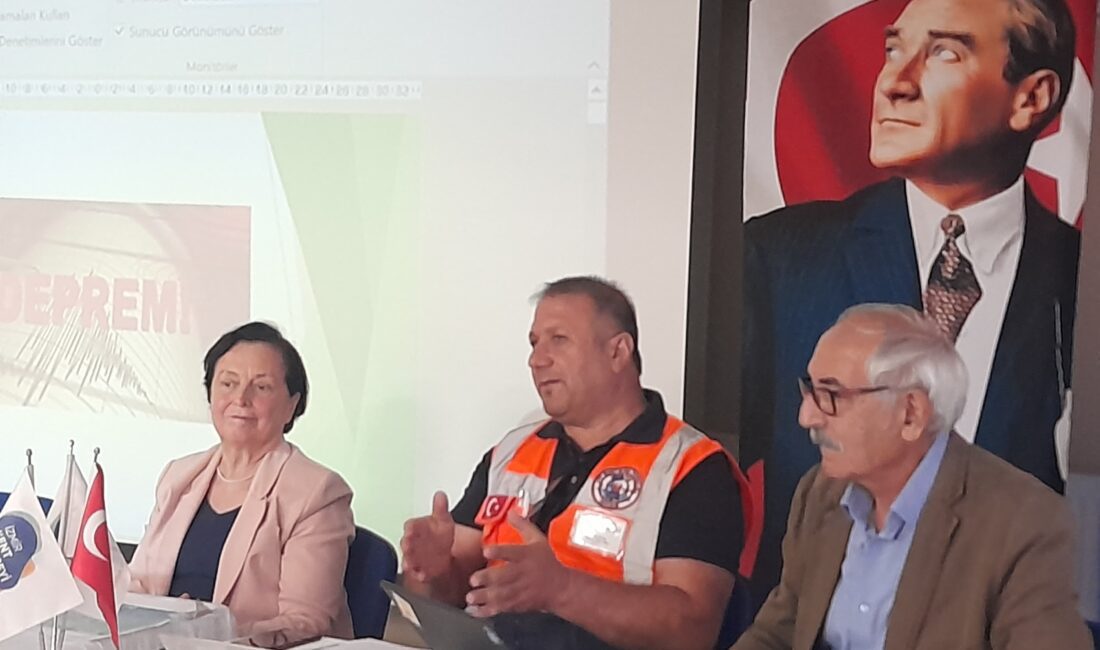 İzmir Kent Konseyi Afetler Çalışma Grubu tarafından yine çok önemli