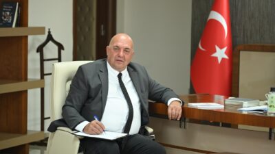 MASKİ Genel Müdürü Talat Postacı, Saruhanlı Muhtarlar Derneği Başkanı Yılmaz