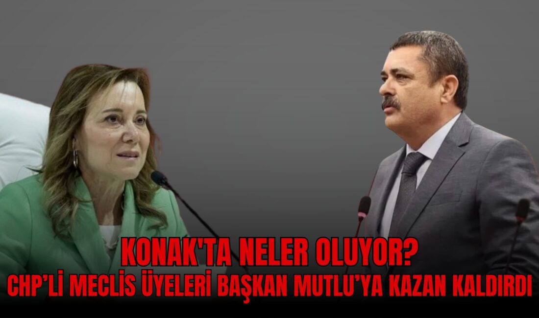 CHP’li Konak Belediye Meclis üyeleri Belediye Başkanı Nilüfer Çınarlı Mutlu’ya