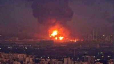 İsrail ordusu, Suriye'de belirlenen hedefleri de eş zamanlı olarak vurdu.