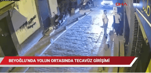 Beyoğlu'nda, sokakta yürüyen kadını taciz ettikleri gerekçesiyle biri Mersin, diğeri