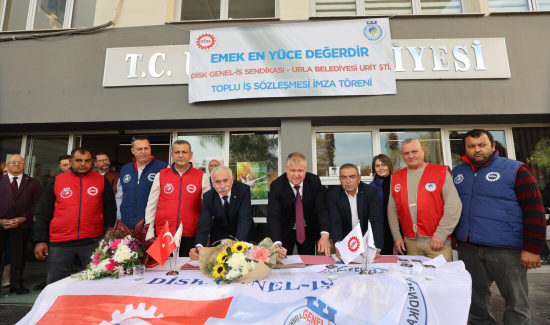 Selçuk Balkan: “Emekçiler hak ettiği değeri aldı” Urla Belediyesi ve DİSK 4 No’lu Şube arasında imzalanan toplu