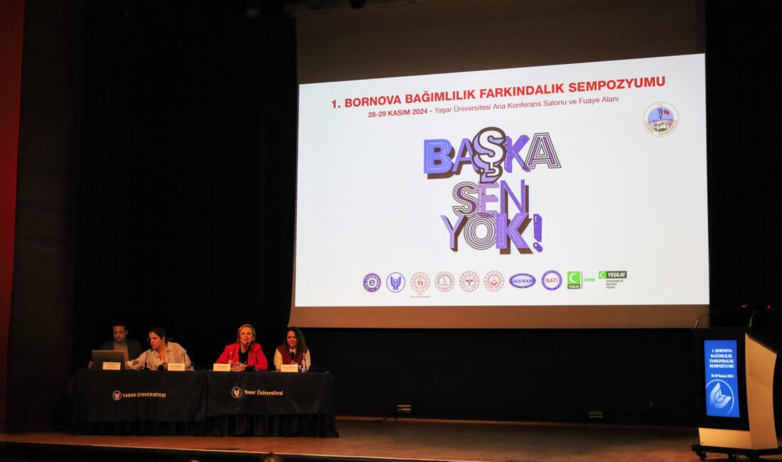“Başka Sen Yok” sloganıyla Yaşar Üniversitesi’nde düzenlenen Bornova Bağımlılık Farkındalık