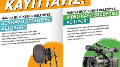 Manisa Büyükşehir Belediyesi, gençlerin dijital dünyada içerik üretim süreçlerine destek