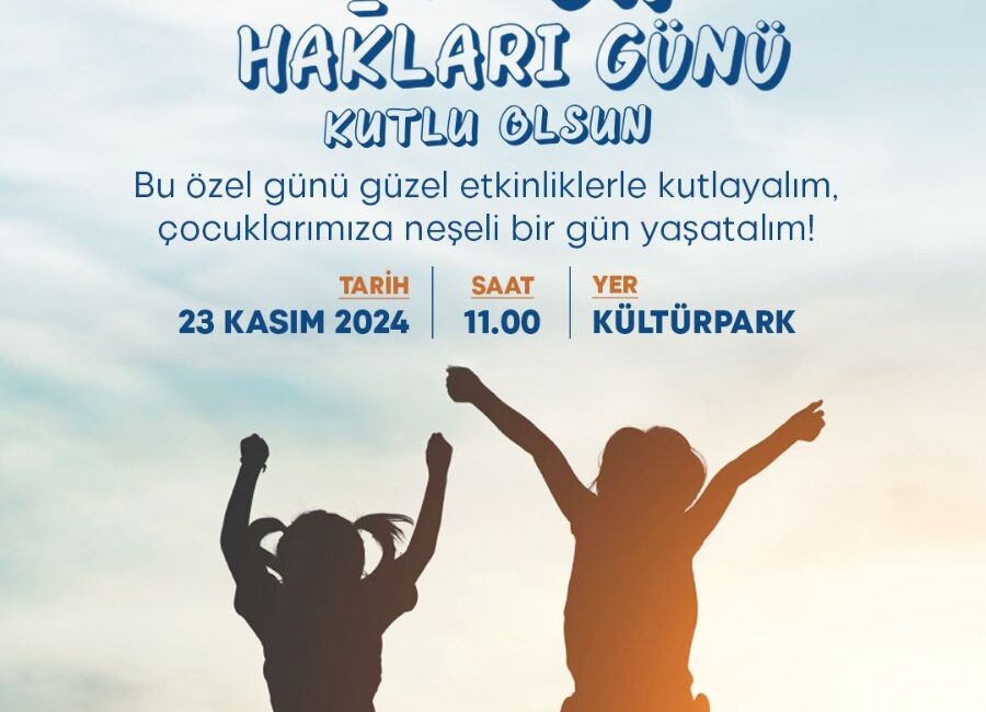 İzmir Büyükşehir Belediyesi, 20 Kasım Dünya Çocuk Hakları Günü’ne özel