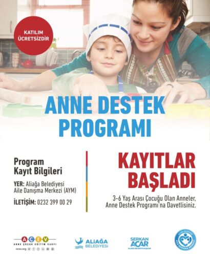 Aliağa Belediyesi ile Anne Çocuk Eğitim Vakfı (AÇEV) iş birliğinde