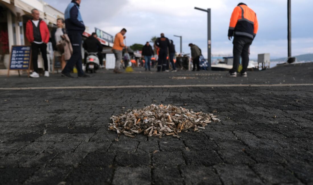 Ayvalık Belediye Başkanı Mesut Ergin, temizliğe giden yolun önce kirletmemekten
geçtiği