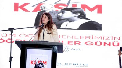 24 Kasım Öğretmenler Günü dolayısıyla düzenlenen yemekte konuşan Çeşme Belediye