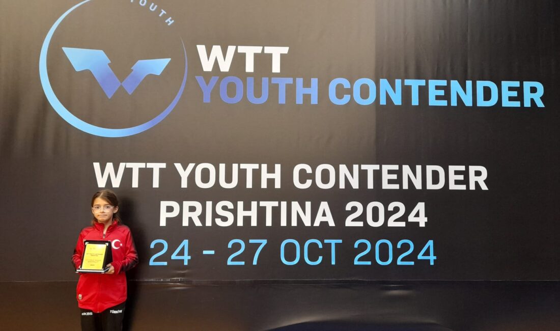 Muğla Büyükşehir Belediyesi masa tenisi sporcusu Aybige Feride Üstündağ
Kosova’da düzenlenen