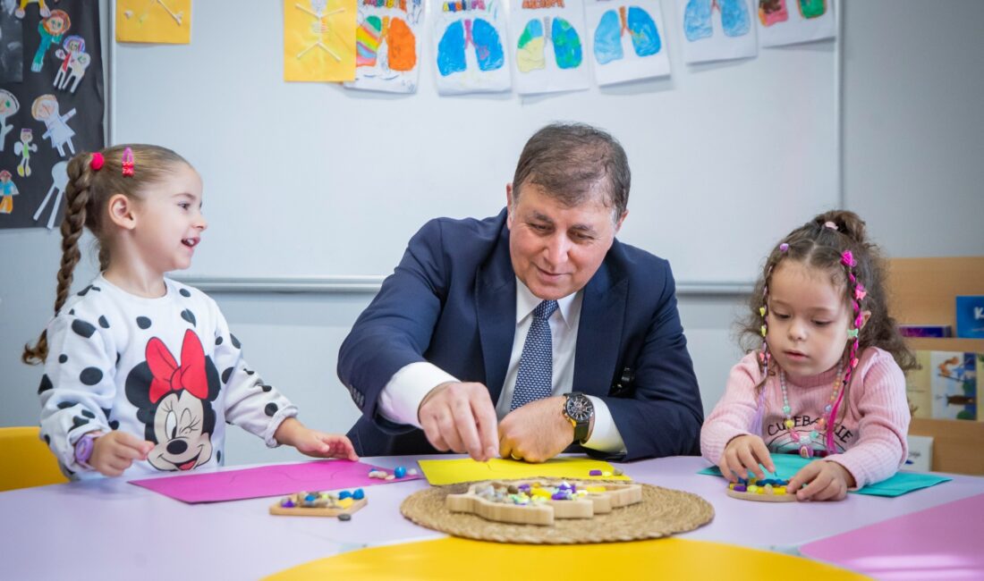 İzmir Büyükşehir Belediye Başkanı Dr. Cemil Tugay, İZELMAN Egekent Kreş