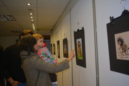 Ege Üniversitesi (EÜ) Etnografya Müzesi’nde karikatürist Murteza Albayrak’ın “Zamane Çizgiler”