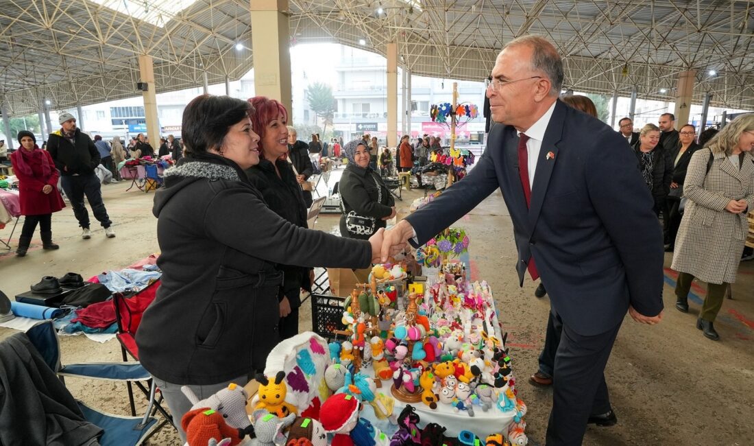 Gaziemir Belediyesi’nin, kadınların üretim gücüne destek sağlamak amacıyla hayata geçirdiği