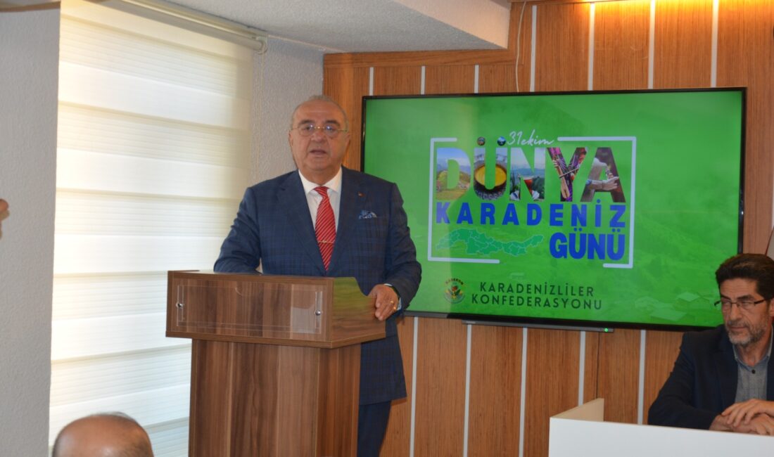 31 Ekim dünya Karadeniz gününde Karadenizliler Konfederasyonu Genel Merkezinde kutlama