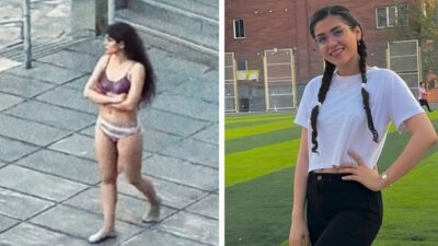 Serbest Bırakıldı. İran’da iç çamaşırlarıyla hükümeti protesto eden üniversite öğrencisi