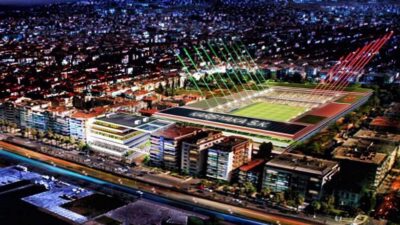 İzmir Büyükşehir Belediyesi 2025 yılı bütçesinde Karşıyaka Stadı'nın yapım faaliyetleri