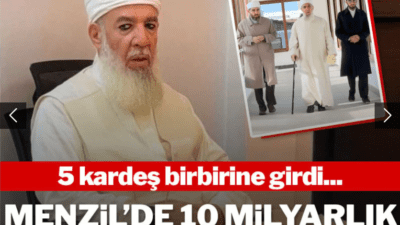 Miras kavgasının çözülmesi için kurulan 'cemaat mahkemesinin' engellendiğini ortak bir