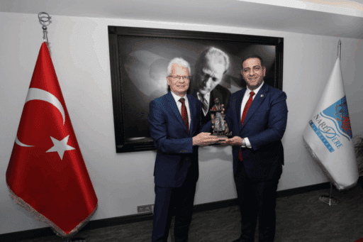 Litvanya Cumhuriyeti Ankara Büyükelçisi Ricardas Degutis, Narlıdere Belediye Başkanı Erman