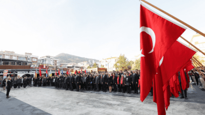 Gazi Mustafa Kemal Atatürk, aramızdan ayrılışının 86’ncı yılında Narlıdere’de saygı