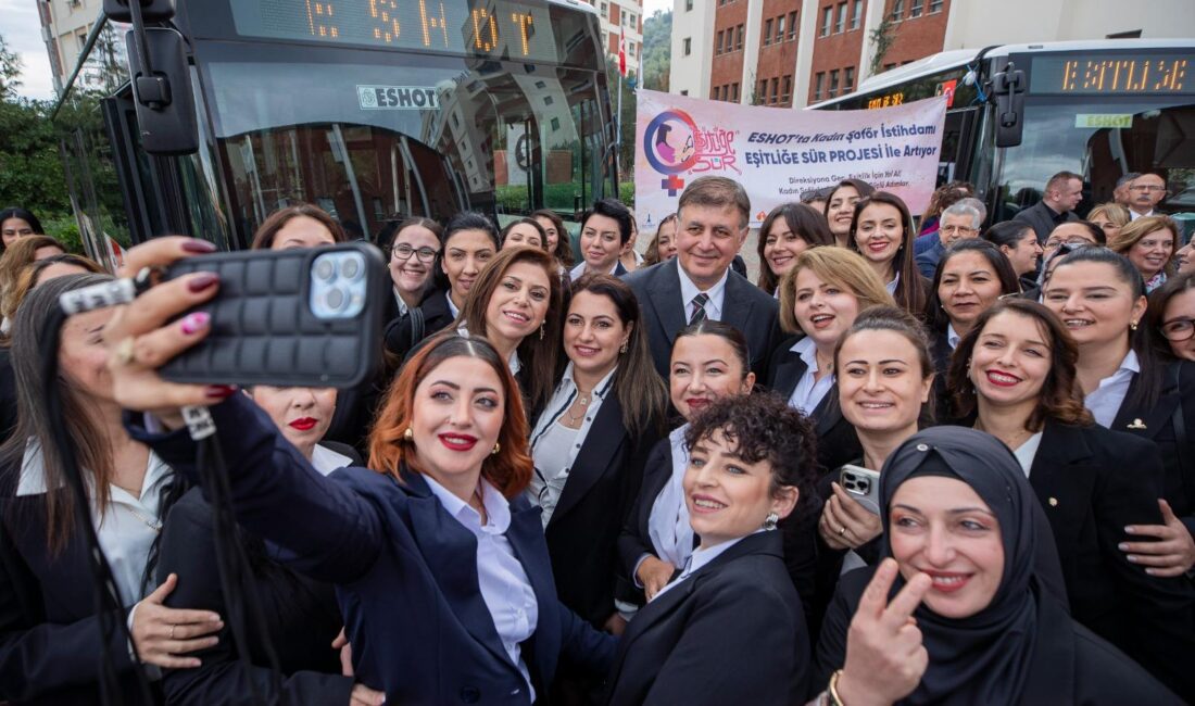 ESHOT’un “Eşitliğe Sür” projesinde Farkındalık Eğitimleri başladı İzmir Büyükşehir Belediyesi ESHOT Genel Müdürlüğü’nün, kadın şoför istihdamını artırmak