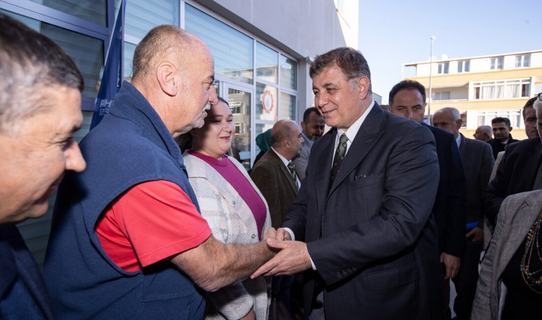 İzmir Büyükşehir Belediye Başkanı Dr. Cemil Tugay, Aliağa programı kapsamında