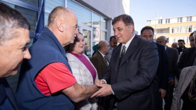 İzmir Büyükşehir Belediye Başkanı Dr. Cemil Tugay, Aliağa programı kapsamında