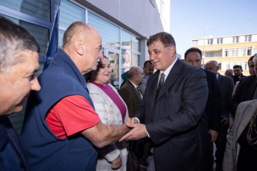 İzmir Büyükşehir Belediye Başkanı Dr. Cemil Tugay, Aliağa programı kapsamında