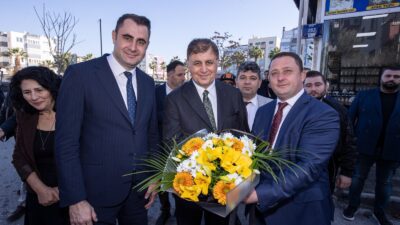 İzmir Büyükşehir Belediye Başkanı Dr. Cemil Tugay, Aliağa programı kapsamında