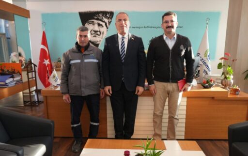 Gaziemir Belediyesi’nin Temizlik İşleri Müdürlüğü’nde görev yapan Mehmet Ergider’in görevi