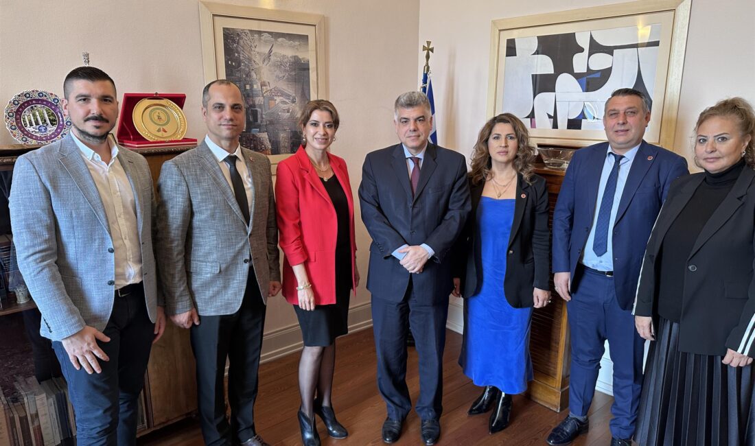 Karabağlar Belediyesi Komisyon Üyelerinden Yunanistan İzmir Başkonsolosluğuna Ziyaret Karabağlar Belediyesi