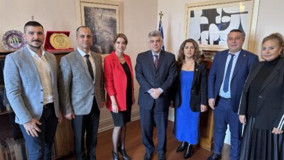 Karabağlar Belediyesi Komisyon Üyelerinden Yunanistan İzmir Başkonsolosluğuna Ziyaret Karabağlar Belediyesi