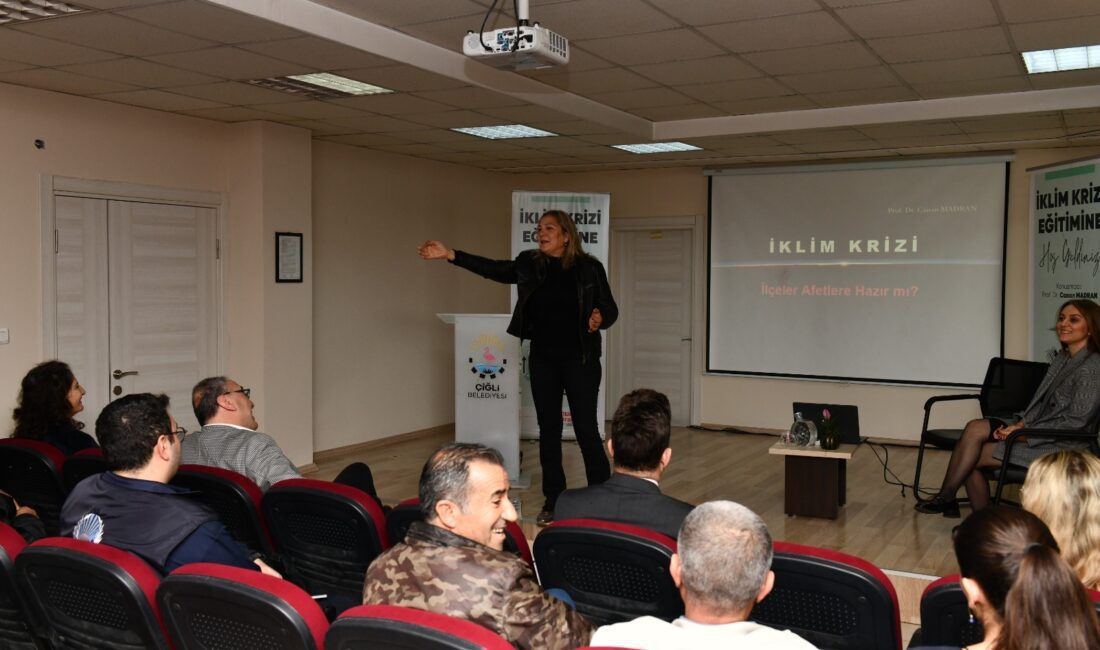 Çiğli’de gündem iklim krizi Çiğli Belediyesi, çevre bilincini artırmak ve sürdürülebilir bir gelecek için