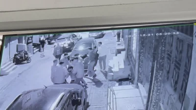 İstanbul Esenler'de devriye görevindeki polis ekibi, sokakta silah sesi duyulması