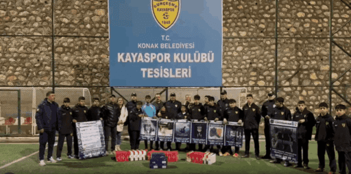 Konak Lale Mahallesi’nde, genç sporcularımıza moral ve destek vermek amacıyla