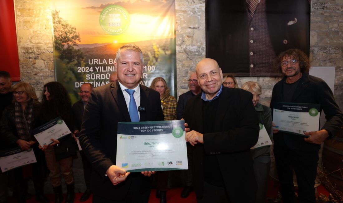 Urla’nın sürdürülebilir başarısı ‘Green Destination Ödülü’ ile taçlandı En İyi