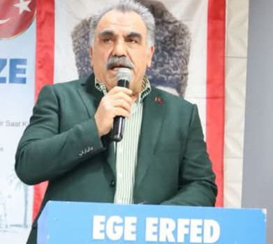 Ege Bölgesi Erzurum Dernekler Birliği Federasyonu'nun Bayraklı'daki Galata Balıkçısı restoranında