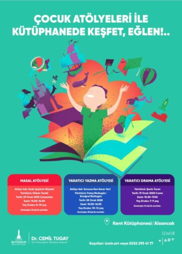 İzmirli çocuklar, İzmir Büyükşehir Belediyesi’nin sömestr tatili için düzenlediği birbirinden