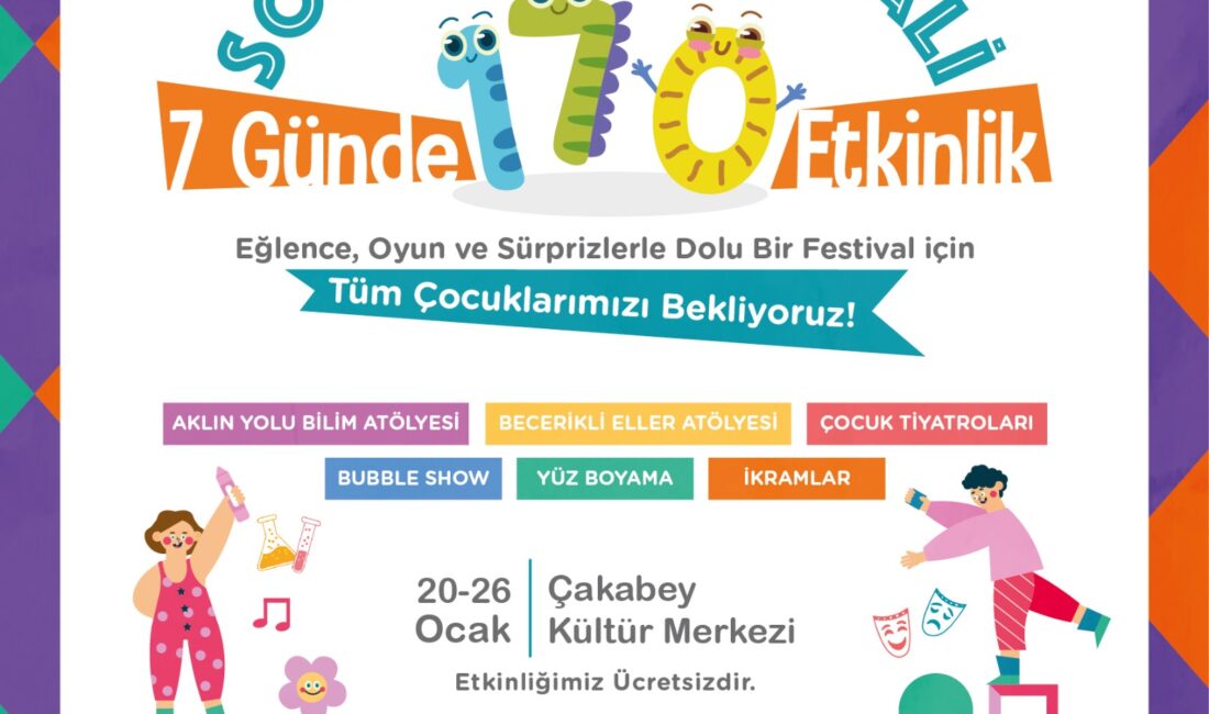 Çeşme belediyesi Çakabey Kültür Merkezi’nde düzenlenecek  Sömestr Festivali ile